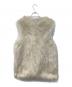 Loungedress (ラウンジドレス) エコファーベスト ベージュ サイズ:SIZE Free：5000円