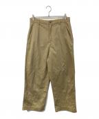 FOLLフォル）の古着「soft bio twill wardrobe chino/ソフト バイオ ツイル ワードローブ チノ」｜ベージュ