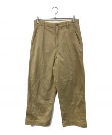 FOLL（フォル）の古着「soft bio twill wardrobe chino/ソフト バイオ ツイル ワードローブ チノ」｜ベージュ