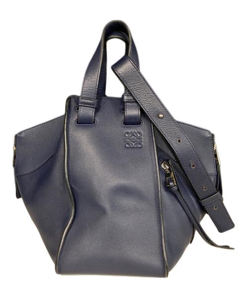 LOEWE（ロエベ）LOEWE (ロエベ) ハンモックスモール ショルダーバッグ ネイビーの古着・服飾アイテム