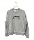 THE BLACK EYE PATCHブラックアイパッチ）の古着「Heraldic Cdollege Crew Sweat/ヘラルディック カレッジ クルー スウェット」｜グレー