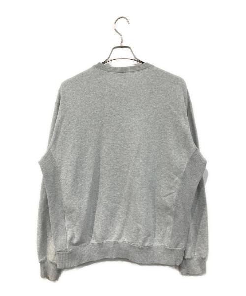 THE BLACK EYE PATCH（ブラックアイパッチ）THE BLACK EYE PATCH (ブラックアイパッチ) Heraldic Cdollege Crew Sweat/ヘラルディック カレッジ クルー スウェット グレー サイズ:SIZE Lの古着・服飾アイテム