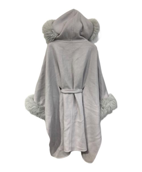 CELFORD（セルフォード）CELFORD (セルフォード) ファーポンチョコート アイボリー サイズ:SIZE Freeの古着・服飾アイテム