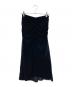 FETICO（フェティコ）の古着「VELVET TULLE GATHERED SKIRT/ベルベット チュール ギャザースカート」｜ブラック