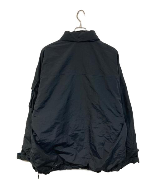 GAP（ギャップ）GAP (ギャップ) ハーフジップナイロンジャケット ブラック サイズ:SIZE XLの古着・服飾アイテム