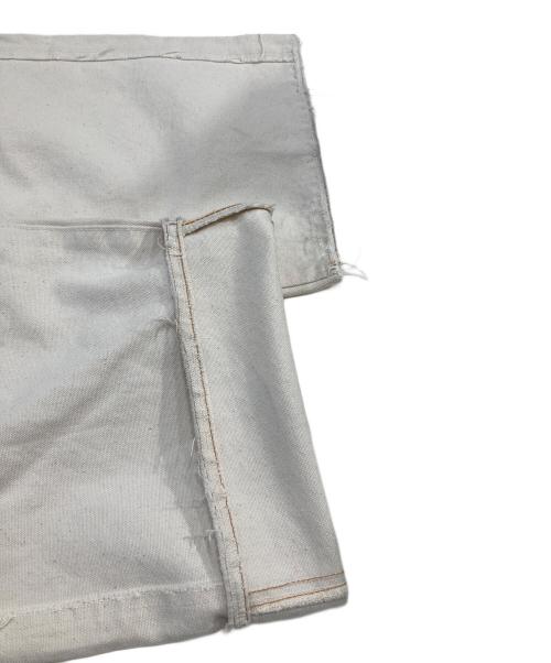 SUGARHILL（シュガーヒル）SUGARHILL (シュガーヒル) RAW-EDGE CANVAS DENIM PANTS/「ロウエッジ キャンバス デニム パンツ アイボリー サイズ:SIZE 32の古着・服飾アイテム