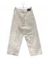SUGARHILL (シュガーヒル) RAW-EDGE CANVAS DENIM PANTS/「ロウエッジ キャンバス デニム パンツ アイボリー サイズ:SIZE 32：20000円