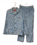 SUPREMEシュプリーム）の古着「Paisley Flannel Pajama Set UP/ペイズリー・フランネル・パジャマ・セットアップ」｜ブルー