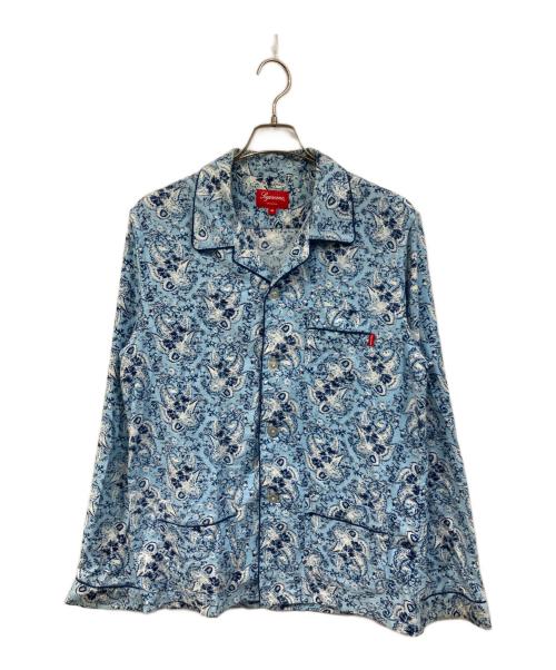 SUPREME（シュプリーム）SUPREME (シュプリーム) Paisley Flannel Pajama Set UP/ペイズリー・フランネル・パジャマ・セットアップ ブルー サイズ:SIZE Mの古着・服飾アイテム