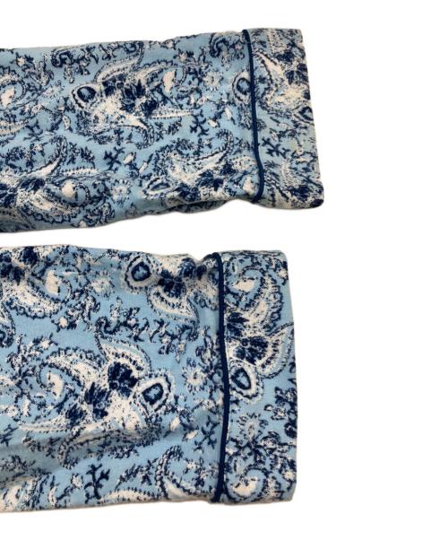 SUPREME（シュプリーム）SUPREME (シュプリーム) Paisley Flannel Pajama Set UP/ペイズリー・フランネル・パジャマ・セットアップ ブルー サイズ:SIZE Mの古着・服飾アイテム