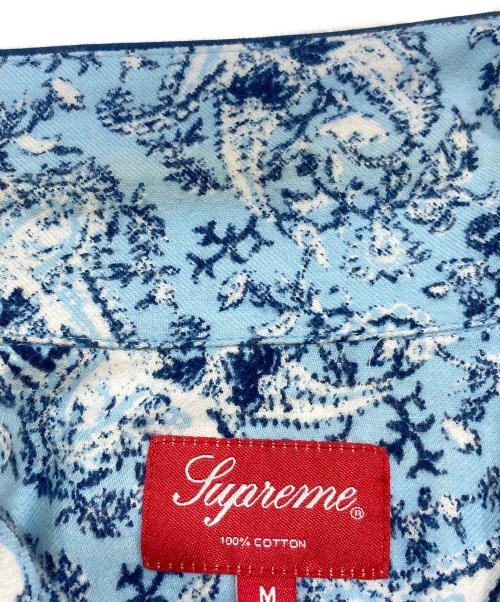 SUPREME（シュプリーム）SUPREME (シュプリーム) Paisley Flannel Pajama Set UP/ペイズリー・フランネル・パジャマ・セットアップ ブルー サイズ:SIZE Mの古着・服飾アイテム