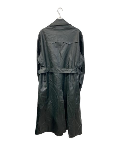 Haelson（ハエルソン）Haelson (ハエルソン) レザーコート ブラック サイズ:SIZE 52の古着・服飾アイテム