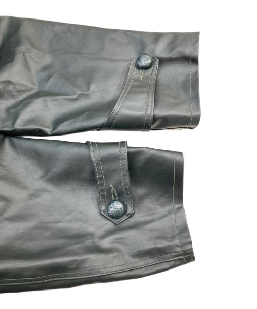 Haelson（ハエルソン）Haelson (ハエルソン) レザーコート ブラック サイズ:SIZE 52の古着・服飾アイテム