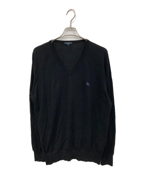 BURBERRY LONDON（バーバリーロンドン）BURBERRY LONDON (バーバリーロンドン) Vネックニット ブラック サイズ:SIZE LLの古着・服飾アイテム