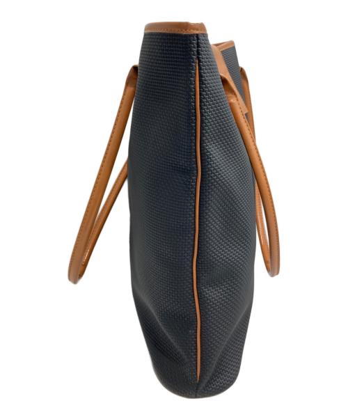 Yves Saint Laurent（イヴサンローラン）Yves Saint Laurent (イヴサンローラン) トートバッグ ブラック×ブラウンの古着・服飾アイテム