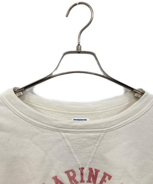 WAREHOUSE（ウエアハウス）WAREHOUSE (ウエアハウス) 前V両面プリントスウェット ホワイト サイズ:SIZE Sの古着・服飾アイテム