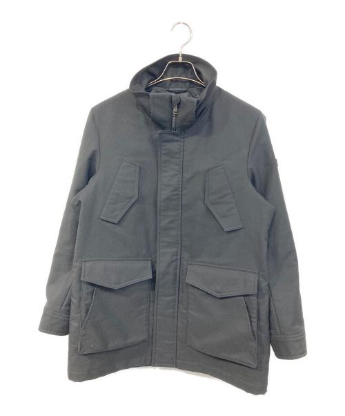 BLACK LABEL CRESTBRIDGE（ブラックレーベル クレストブリッジ）BLACK LABEL CRESTBRIDGE (ブラックレーベル クレストブリッジ) ジップアップジャケット ブラック サイズ:SIZE Mの古着・服飾アイテム