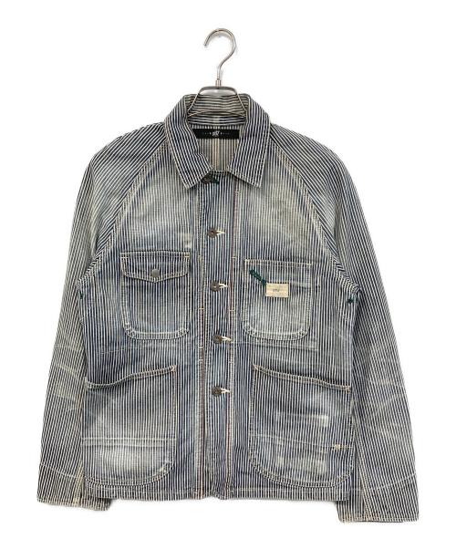 ph7（ペーハーセブン）ph7 (ペーハーセブン) デニムカバーオールジャケット ブルー サイズ:SIZE Mの古着・服飾アイテム