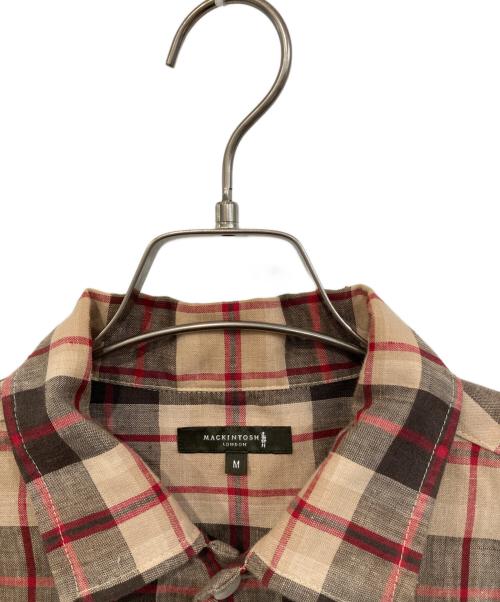 MACKINTOSH PHILOSOPHY（マッキントッシュ フィロソフィー）MACKINTOSH PHILOSOPHY (マッキントッシュ フィロソフィー) リネン混シャツ ベージュ サイズ:SIZE Mの古着・服飾アイテム