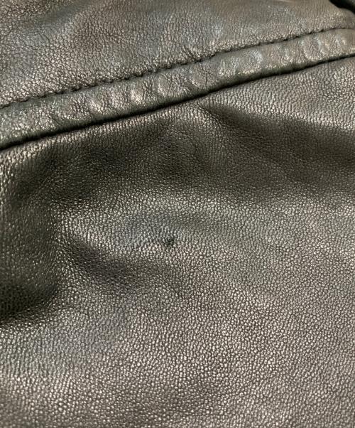 Eddie Bauer（エディーバウアー）Eddie Bauer (エディーバウアー) レザーシャツ ブラック サイズ:SIZE Sの古着・服飾アイテム