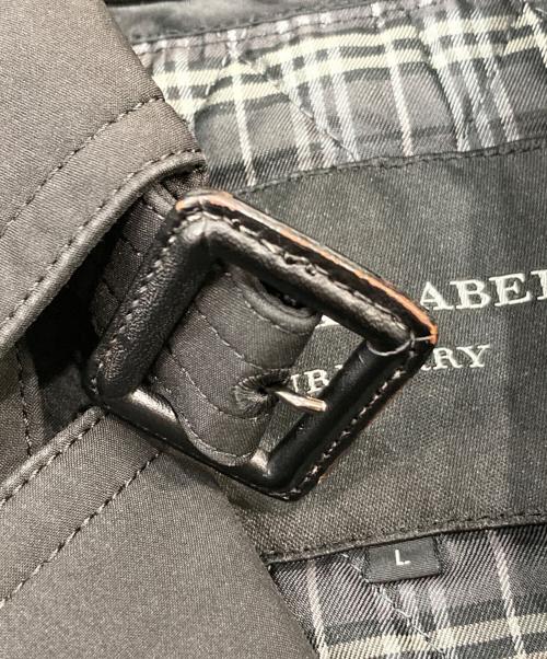 BURBERRY BLACK LABEL（バーバリーブラックレーベル）BURBERRY BLACK LABEL (バーバリーブラックレーベル) トレンチコート ブラック サイズ:SIZE Lの古着・服飾アイテム