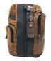 TUMI（トゥミ）の古着「Alpha Bravo Leather Monterey Sling/アルファ ブラボー レザー モントレー スリング」｜ブラウン