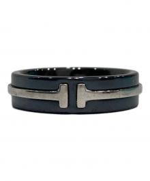 TIFFANY & Co.（ティファニー）の古着「T TWO ナローチタンリング」｜ブラック
