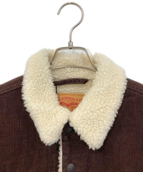LEVI'S（リーバイス）LEVI'S (リーバイス) 裏ボアコーデュロイジャケット ブラウン サイズ:SIZE M 未使用品の古着・服飾アイテム