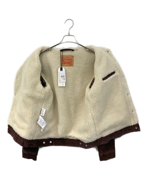 LEVI'S（リーバイス）LEVI'S (リーバイス) 裏ボアコーデュロイジャケット ブラウン サイズ:SIZE M 未使用品の古着・服飾アイテム