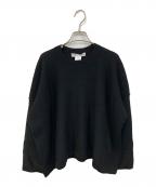 COMME des GARCONS COMME des GARCONSコムデギャルソン コムデギャルソン）の古着「ショート丈ニット」｜ブラック