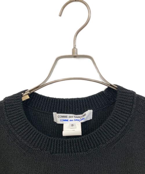 COMME des GARCONS COMME des GARCONS（コムデギャルソン コムデギャルソン）COMME des GARCONS COMME des GARCONS (コムデギャルソン コムデギャルソン) ショート丈ニット ブラック サイズ:SIZE Sの古着・服飾アイテム