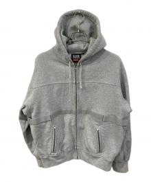 SUPREME×MARITHE+FRANCOIS GIRBAUD（シュプリーム×マリテフランソワジルボー）の古着「Girbaud Zip Up Hooded Sweatshirt/ジルボー ジップアップ スウェットパーカー」｜グレー