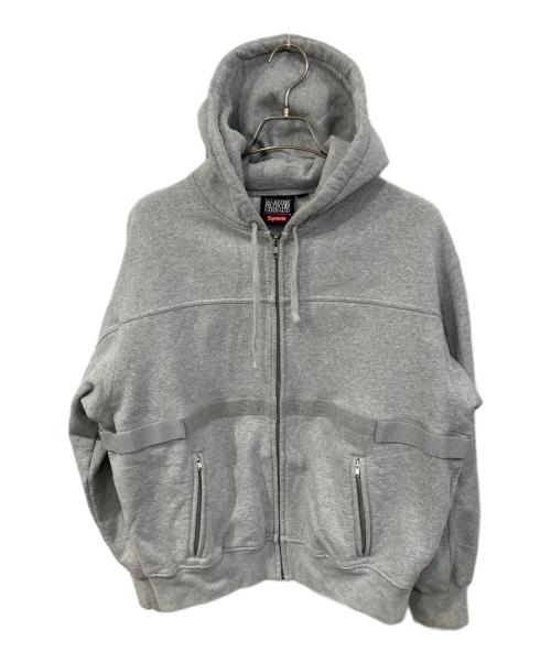 SUPREME（シュプリーム）SUPREME MARITHE+FRANCOIS GIRBAUD (マリテフランソワジルボー) Girbaud Zip Up Hooded Sweatshirt/ジルボー ジップアップ スウェットパーカー グレー サイズ:SIZE Sの古着・服飾アイテム