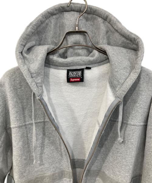 SUPREME（シュプリーム）SUPREME MARITHE+FRANCOIS GIRBAUD (マリテフランソワジルボー) Girbaud Zip Up Hooded Sweatshirt/ジルボー ジップアップ スウェットパーカー グレー サイズ:SIZE Sの古着・服飾アイテム