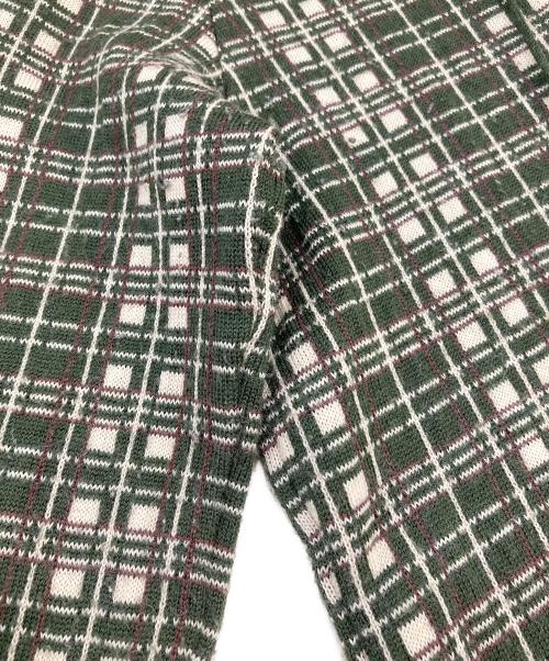 PINK HOUSE（ピンクハウス）PINK HOUSE (ピンクハウス) ニットジップパーカー グリーン サイズ:SIZE Freeの古着・服飾アイテム