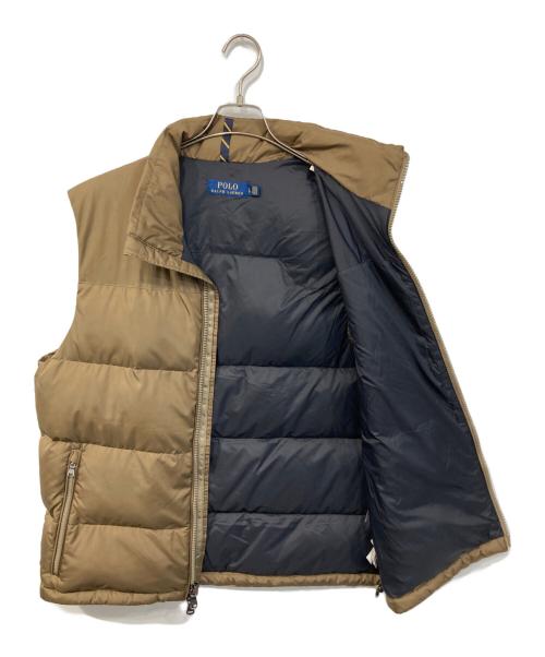 POLO RALPH LAUREN（ポロ・ラルフローレン）POLO RALPH LAUREN (ポロ・ラルフローレン) ダウンベスト ブラウン サイズ:SIZE L 未使用品の古着・服飾アイテム