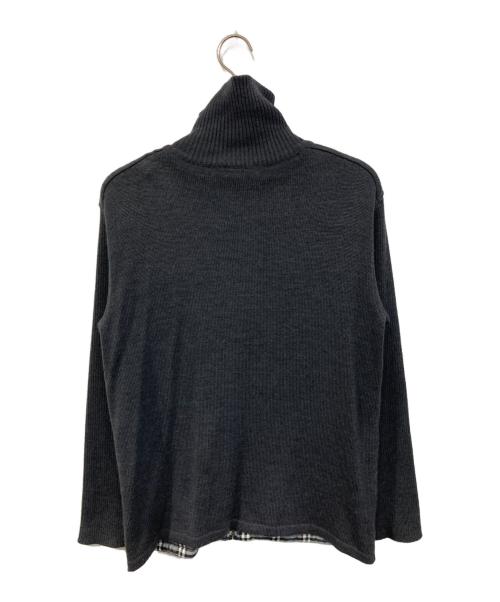 BURBERRY BLACK LABEL（バーバリーブラックレーベル）BURBERRY BLACK LABEL (バーバリーブラックレーベル) ドライバーズニット グレー サイズ:SIZE 3の古着・服飾アイテム