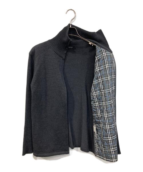 BURBERRY BLACK LABEL（バーバリーブラックレーベル）BURBERRY BLACK LABEL (バーバリーブラックレーベル) ドライバーズニット グレー サイズ:SIZE 3の古着・服飾アイテム