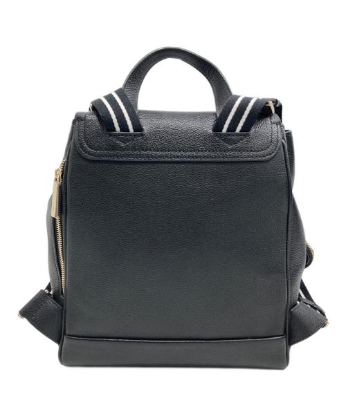 Kate Spade（ケイトスペード）Kate Spade (ケイトスペード) ロージーミディアムフラップバックパック ブラックの古着・服飾アイテム