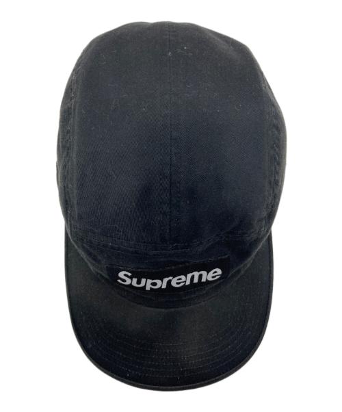 SUPREME（シュプリーム）SUPREME (シュプリーム) キャップ ブラックの古着・服飾アイテム