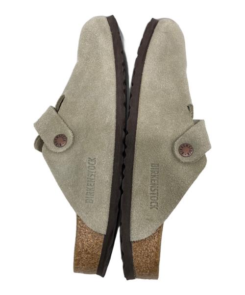 BIRKENSTOCK（ビルケンシュトック）BIRKENSTOCK (ビルケンシュトック) BOSTON/ボストン　 スエードサンダル ベージュ サイズ:SIZE 26.5cmの古着・服飾アイテム