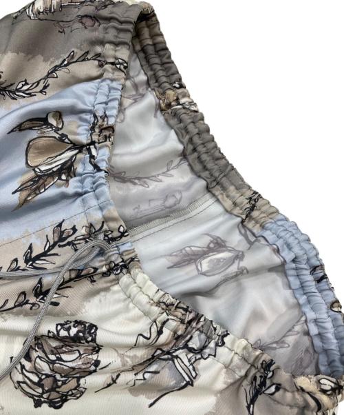 TOMORROW LAND（トゥモローランド）TOMORROW LAND (トゥモローランド) ローマプリント ドローストリングパンツ グレー サイズ:SIZE 36の古着・服飾アイテム