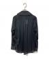 COMME des GARCONS (コムデギャルソン) Sheer Peter Pan Collar Blouse/シアー ピーター・パン・カラー・ブラウス ブラック サイズ:SIZE S 未使用品：25000円