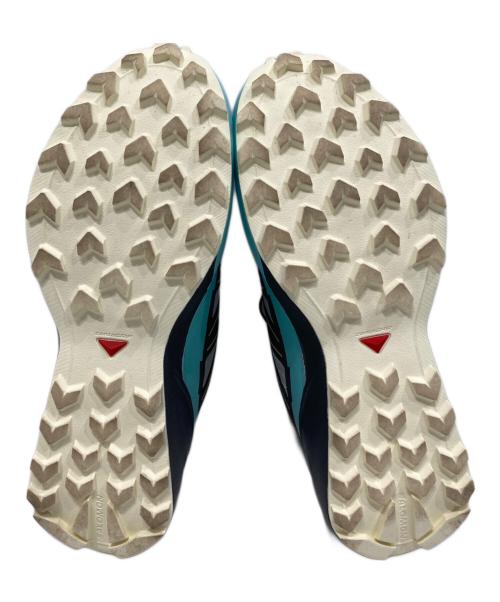 SALOMON（サロモン）SALOMON (サロモン) SPEEDCROSS PEAK/スピードクロス ピーク グレー×ブルー サイズ:SIZE 23.5cmの古着・服飾アイテム