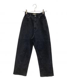 YANUK（ヤヌーク）の古着「JOAN Loose Straight」｜ブラック