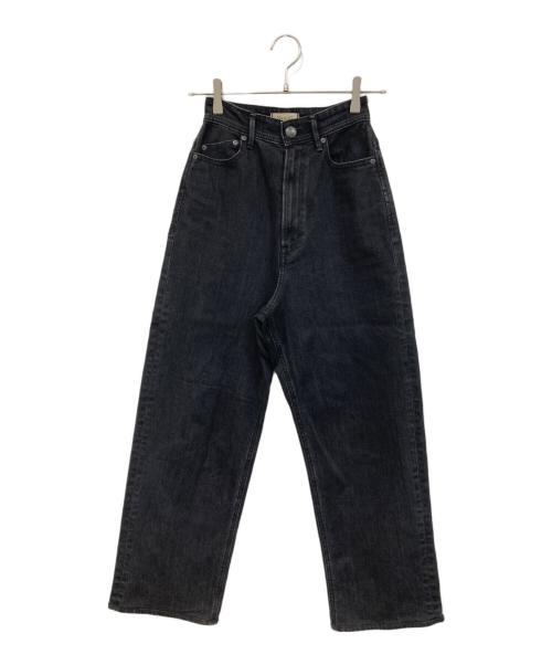 YANUK（ヤヌーク）YANUK (ヤヌーク) JOAN Loose Straight ブラック サイズ:SIZE 22の古着・服飾アイテム