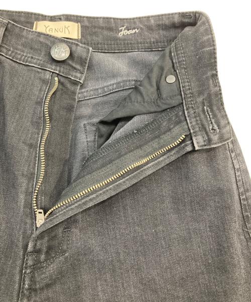 YANUK（ヤヌーク）YANUK (ヤヌーク) JOAN Loose Straight ブラック サイズ:SIZE 22の古着・服飾アイテム