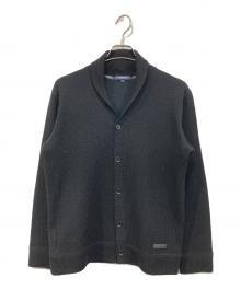 BURBERRY LONDON（バーバリーロンドン）の古着「ショールカラーカーディガン」｜ブラック