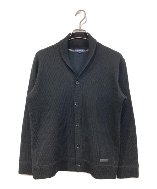 BURBERRY LONDON（バーバリーロンドン）BURBERRY LONDON (バーバリーロンドン) ショールカラーカーディガン ブラック サイズ:SIZE Mの古着・服飾アイテム
