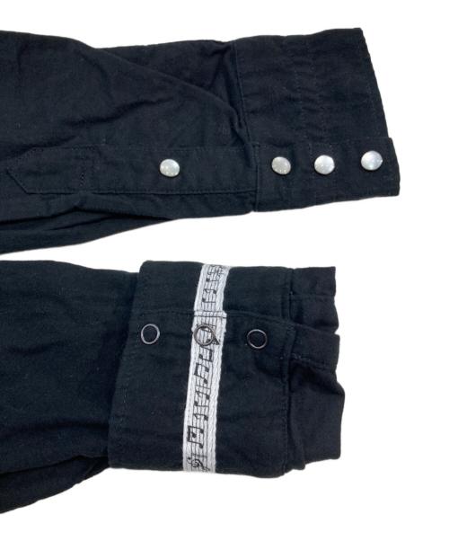 NUMBER (N)INE（ナンバーナイン）NUMBER (N)INE (ナンバーナイン) スタッズシャツ ブラック サイズ:SIZE 4の古着・服飾アイテム